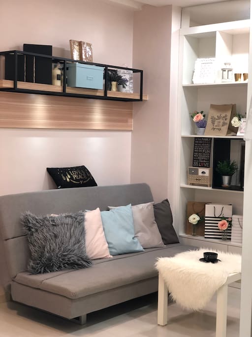 comfy and lovely space