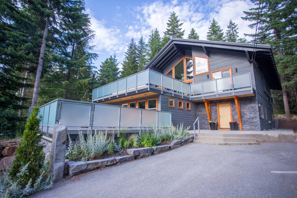 The Front of the house by day