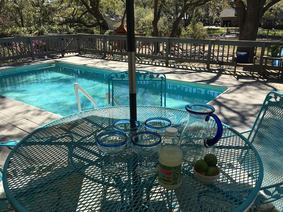 Pool days in Charleston are the best days - cool and refreshing.