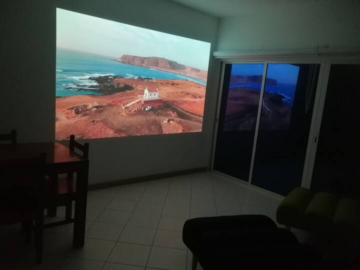 Homecinema and sound system.  Our drone shot, this scenary just 5 minute walk from us.