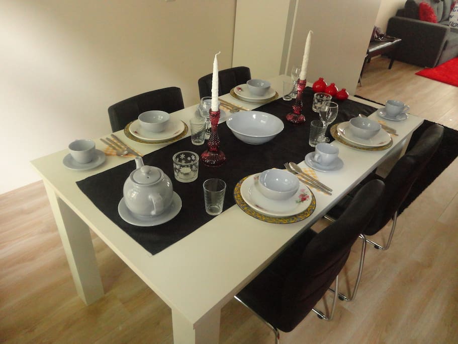 First floor dining table