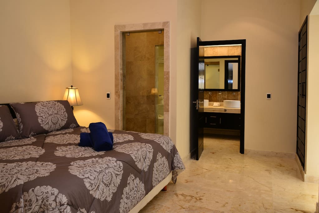 Bedroom-King size bed