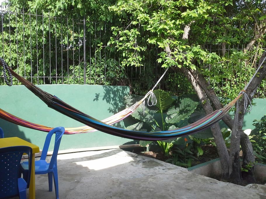 More hammocks at the back to chill out