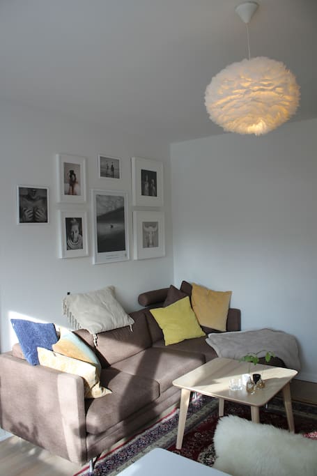 The sofa in the livingroom