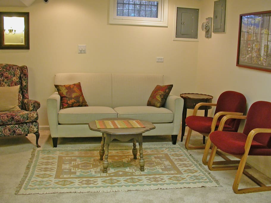 Living room seating area.