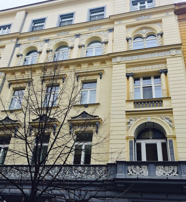 The building.