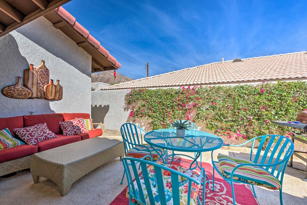Enjoy an outdoor oasis right in the vibrant backyard!