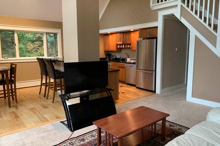 Full size Bed w Panoramic Views of Mt. Mansfield.
