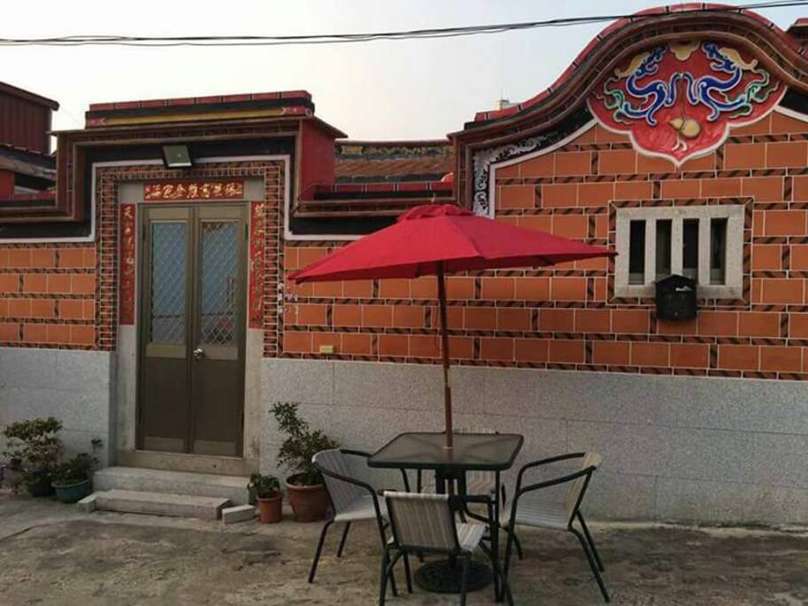 一館門口迎賓空間