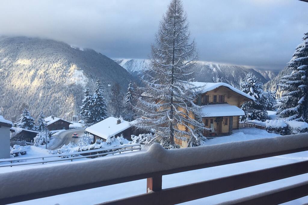 Vue depuis le balcon