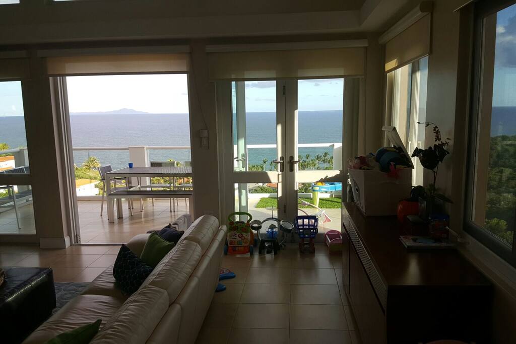 spectacular views from living