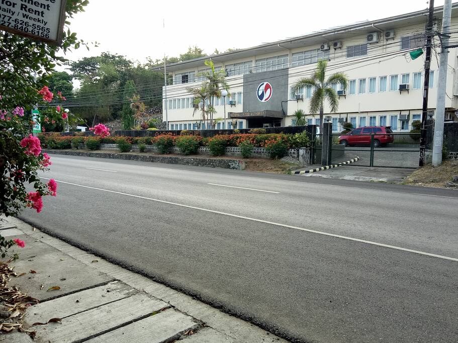 The view from the main entrance gate. Just located along the National Highway fronting National Food Authority (NFA).