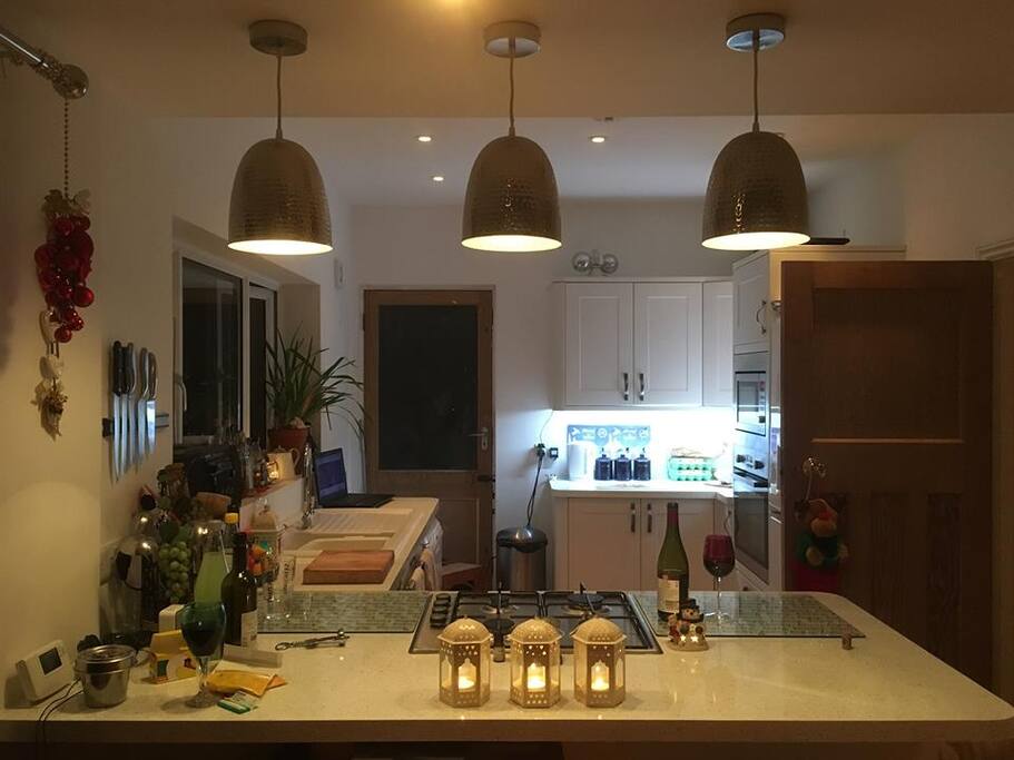 The breakfast bar where we will serve you your breakfast!