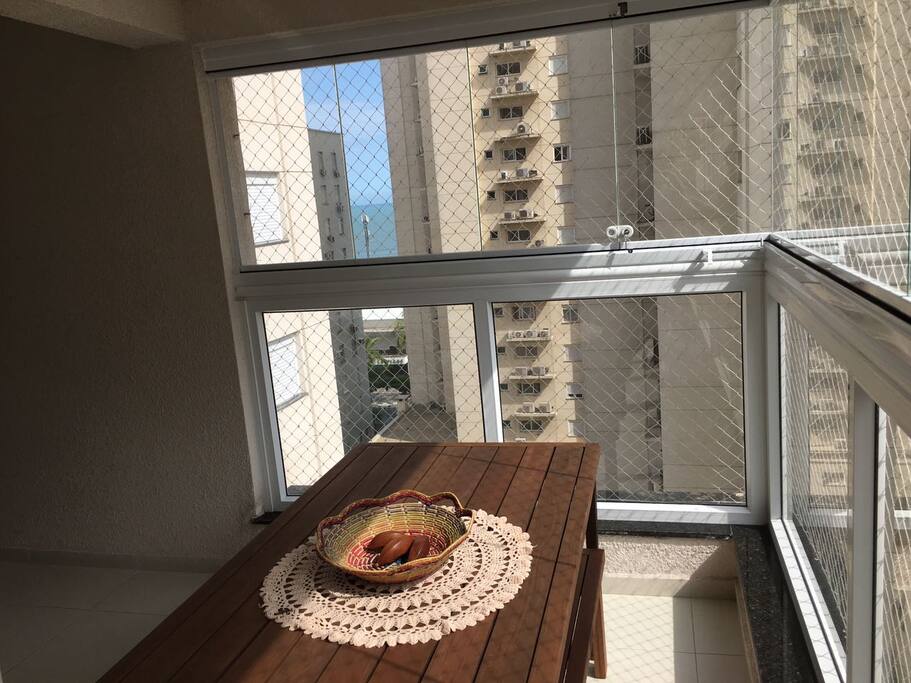 ESPAÇO GOURMET COM VISTA PARA O MAR