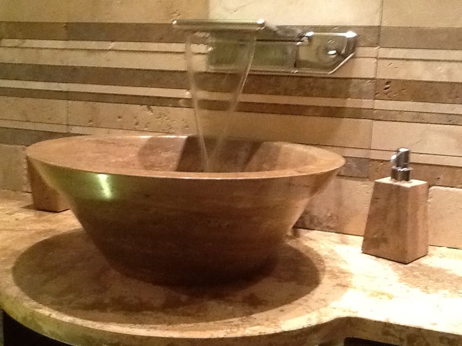 The luxury private bathroom