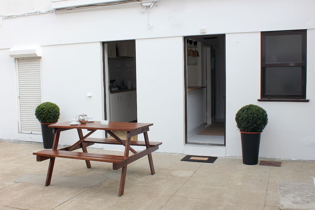 Outdoor big patio