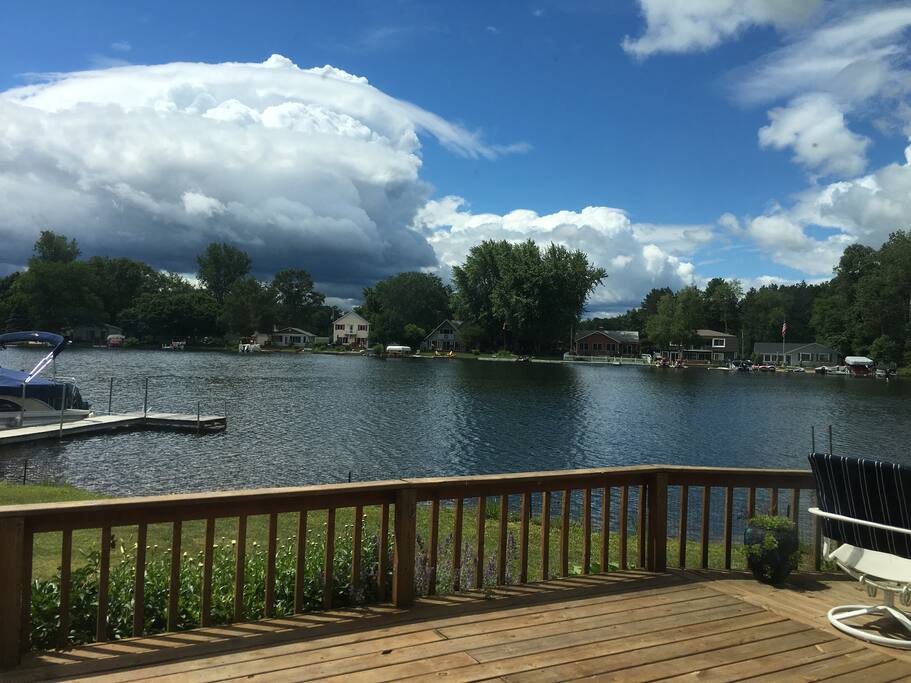 Another view with the fishing dock
