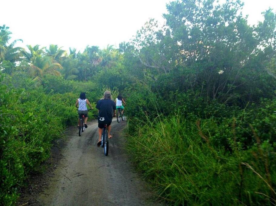 Bike the private island