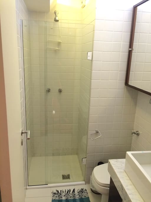 Your own shower.