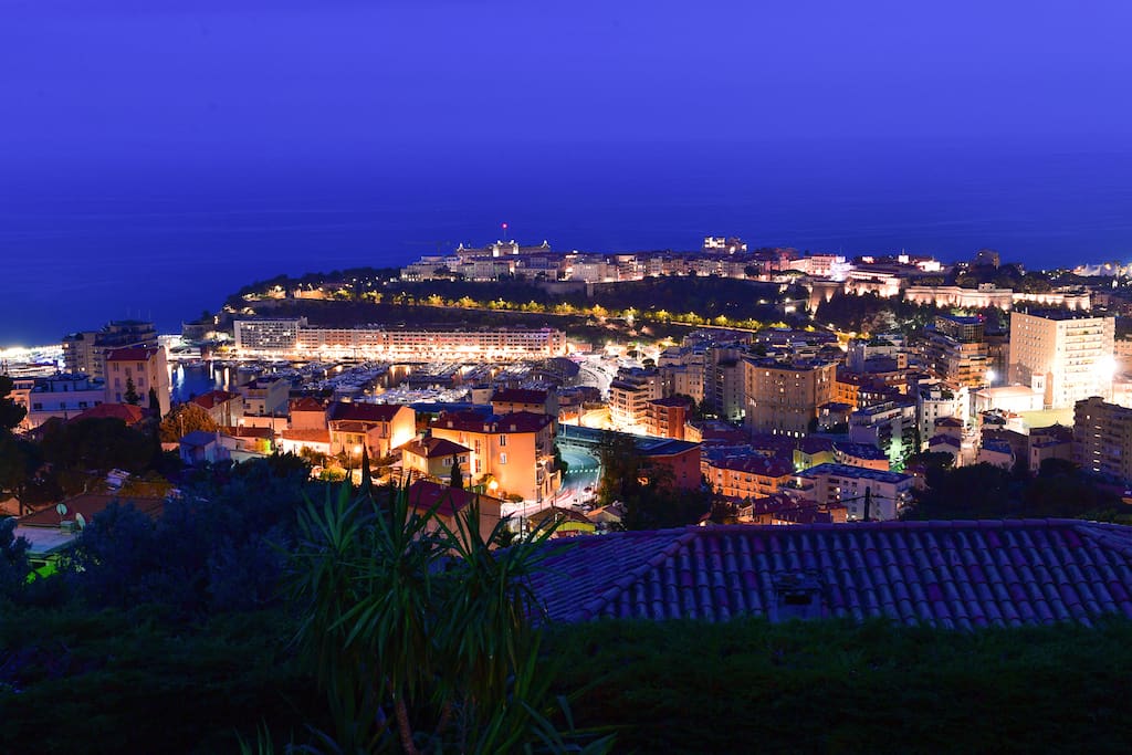 Monaco Terrace Night View