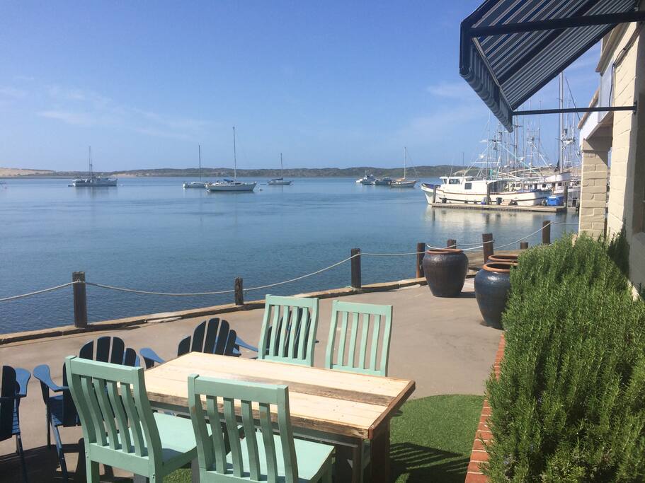 Outside patio dining