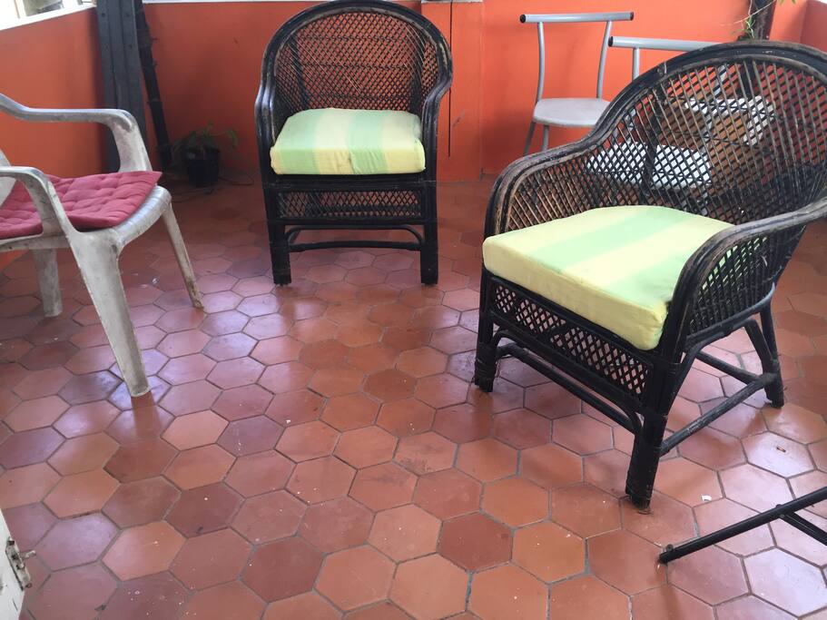 Covered Roof, Guest can use this space for relaxing, reading etc