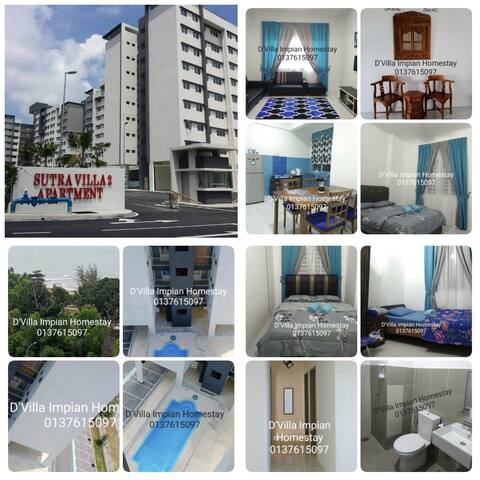 D Villa Impian Homestay Sea View 3 Bedrooms 2 Bathrooms Apartment Kuantan Malaysia