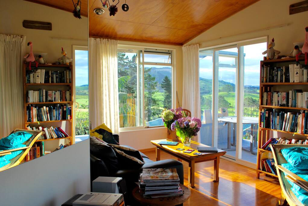Lounge with a view inside the main house