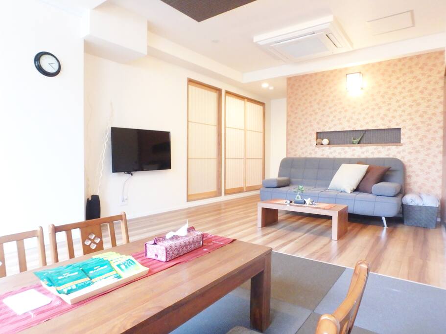 Dining and Living areas