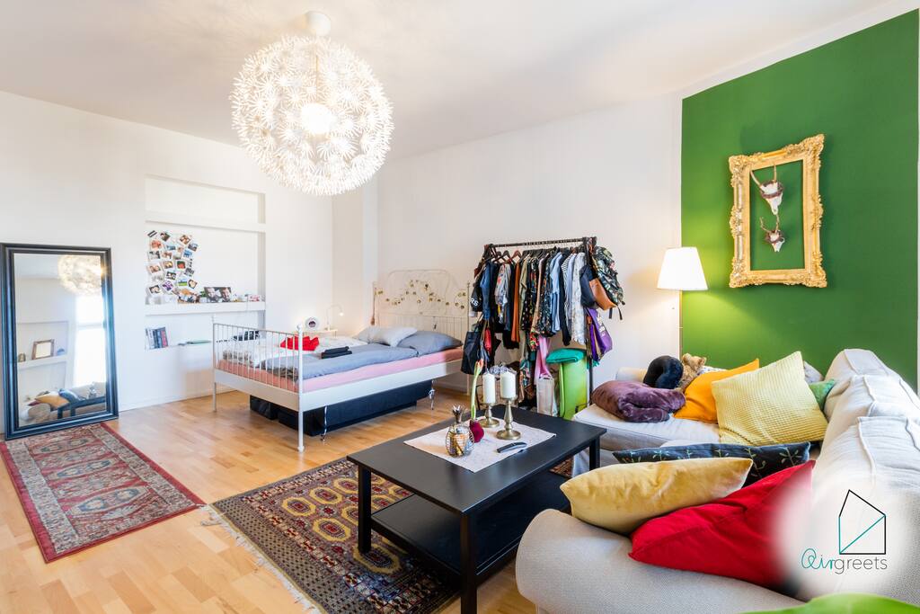 There is a big sofa to relax & enjoy your solitude