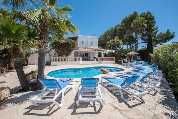 Villa Serena - Attraente E 250 M Per La Spiaggia Idilliaca Cala Serena, A / C, Piscina Privata - Wifi Gratuito - Maiorca, Spagna