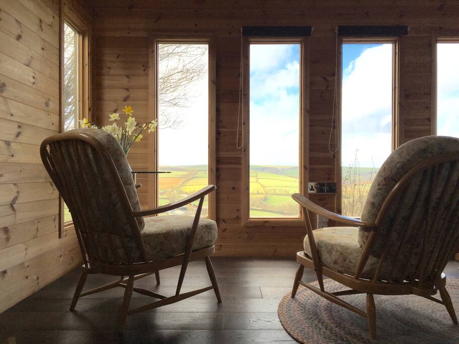 Enjoy the gorgeous views over the valley
