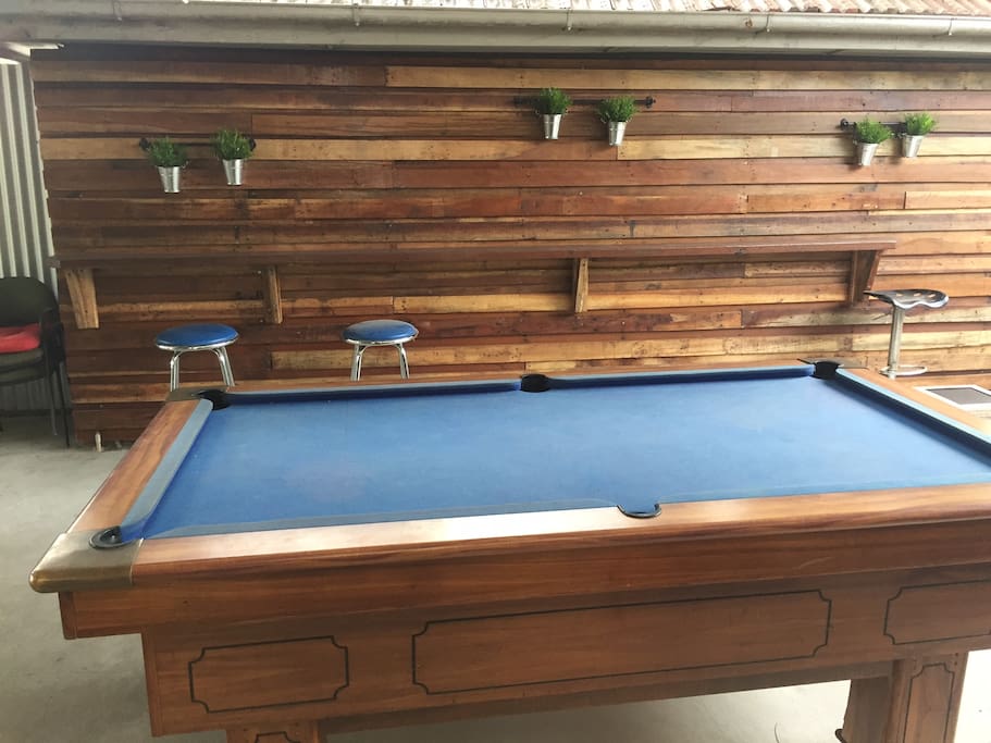 The pool table