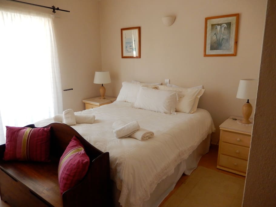 Master bedroom with ensuite bathroom
