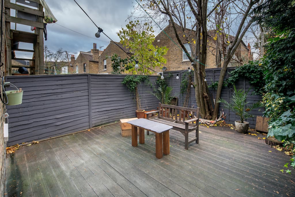 A private garden is a real luxury in London!