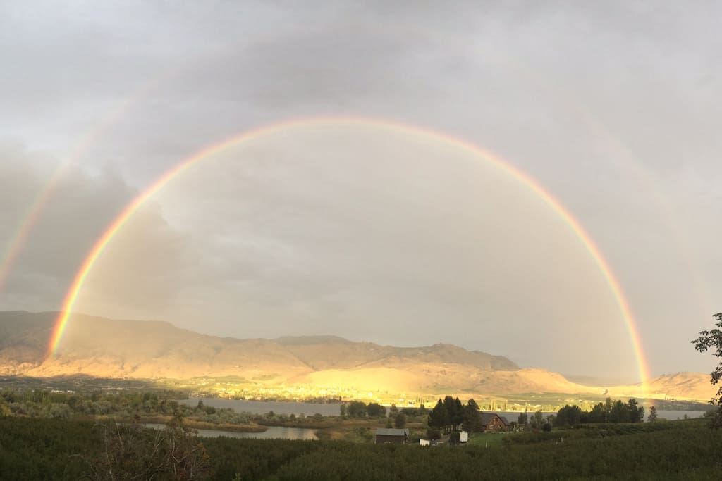 Fantastic rainbows in Osoyoos