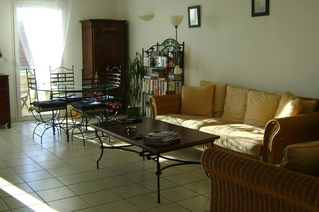 séjour salon sur balcon Mer
