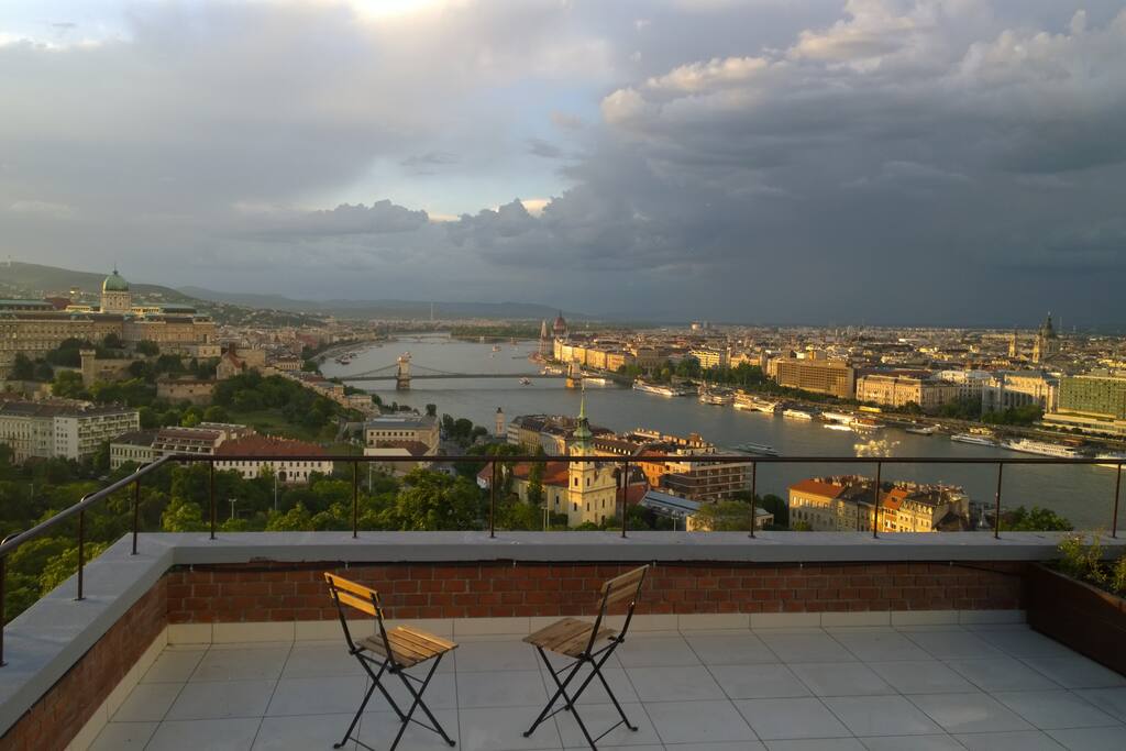 terrace and view