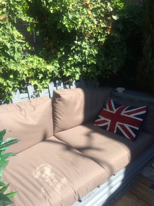 Sofa shared outside space