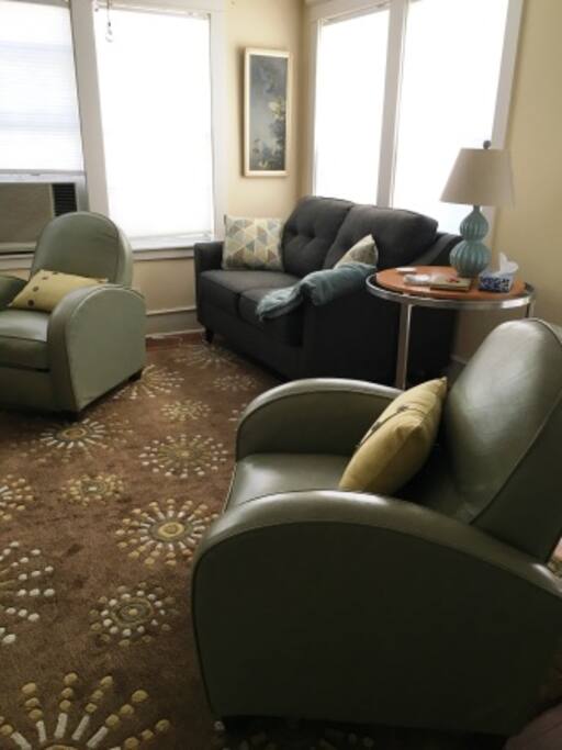 Comfortable seating area