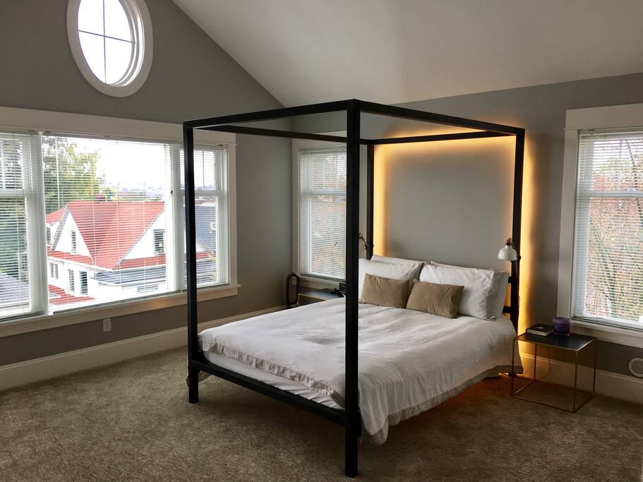 Huge master suite with stunning views