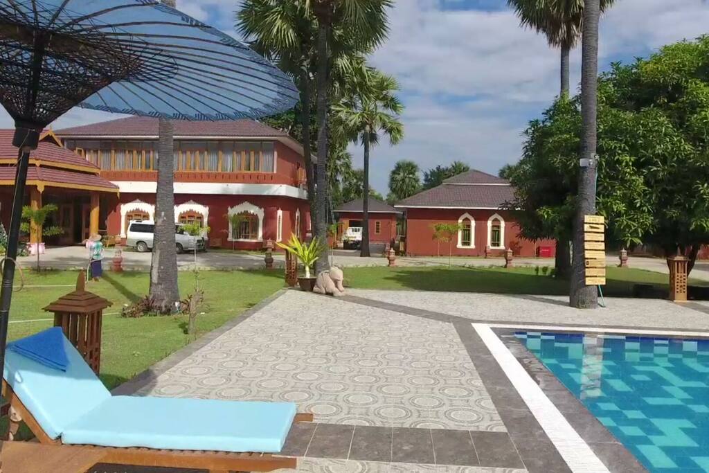 view by the pool