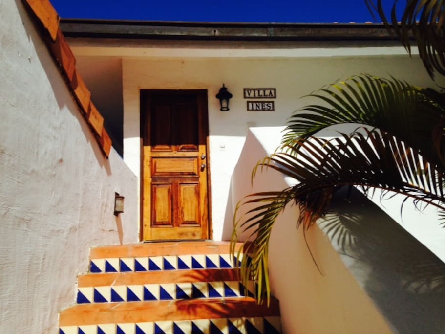 Entrance to Villa