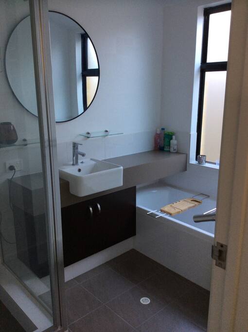 Private bathroom with tub
