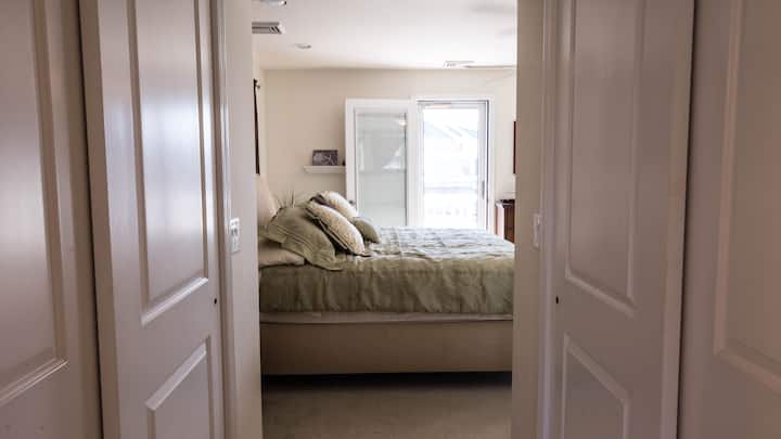 The Master Bedroom! Features a His and Her's closet!