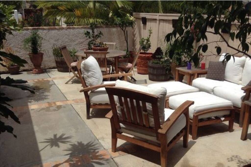 front patio relaxing area