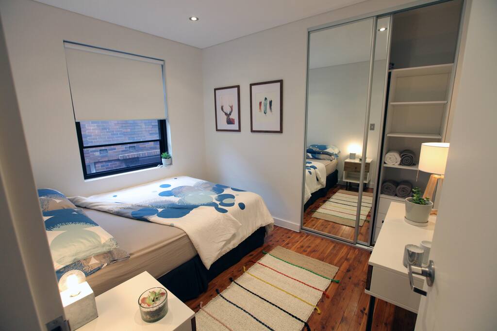 2nd Bedroom is a haven. A little more tucked away.