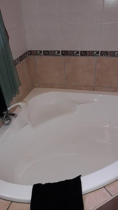 Large bath to relax in