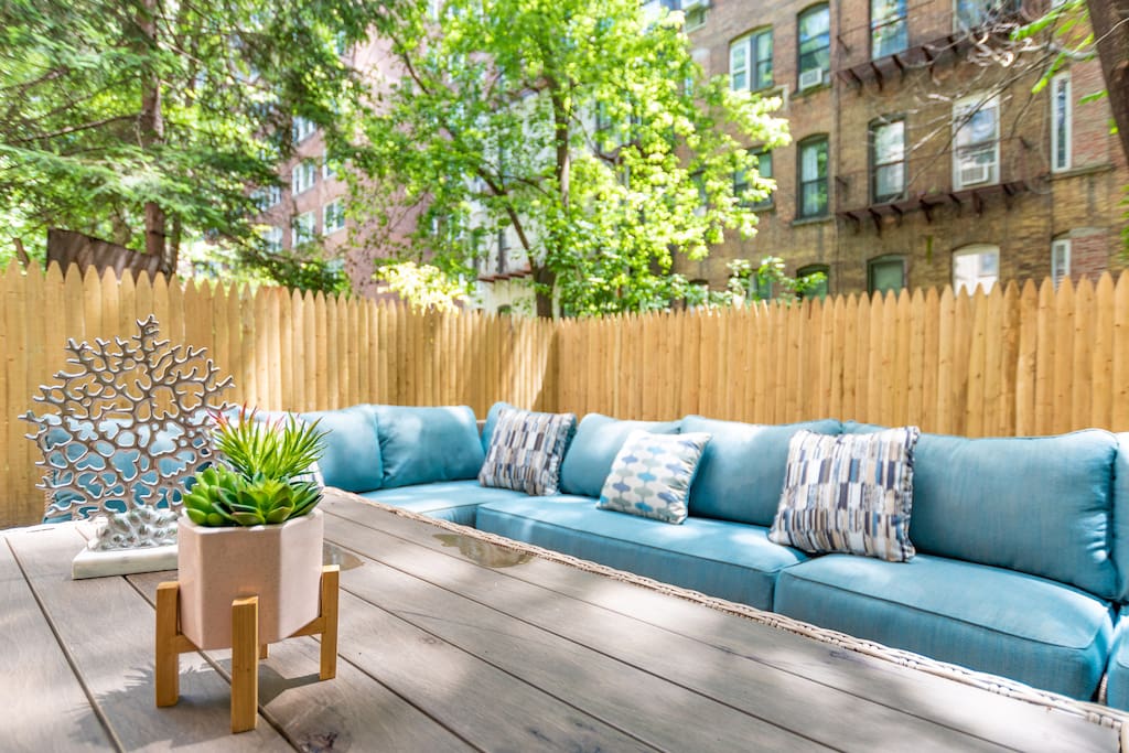 Full sunlight exposure to relax in your private deck