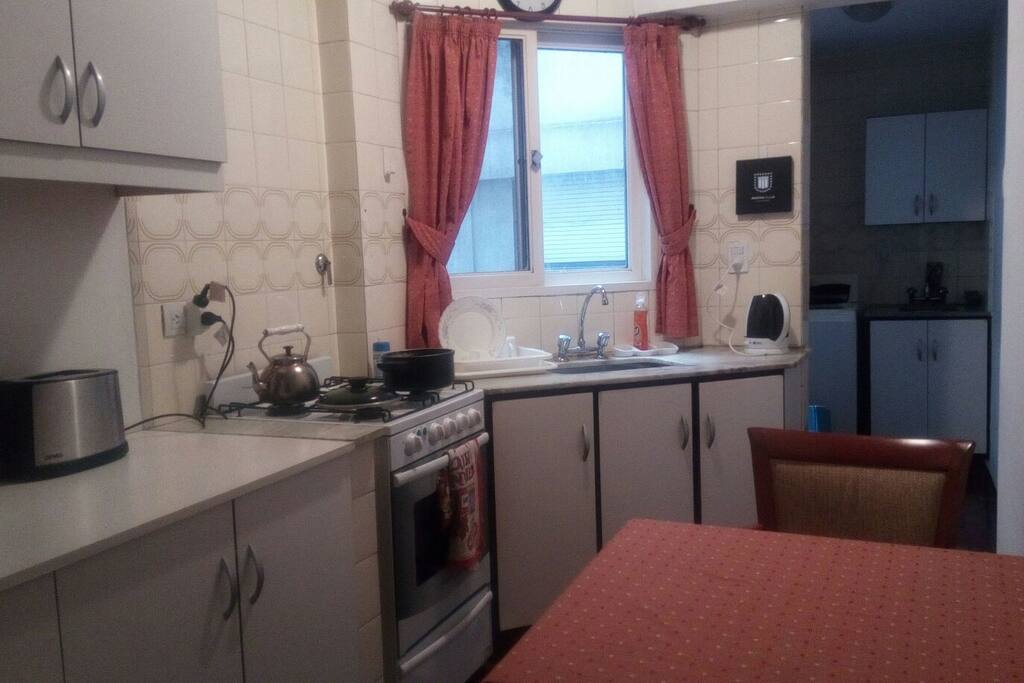 Kitchen and washing room